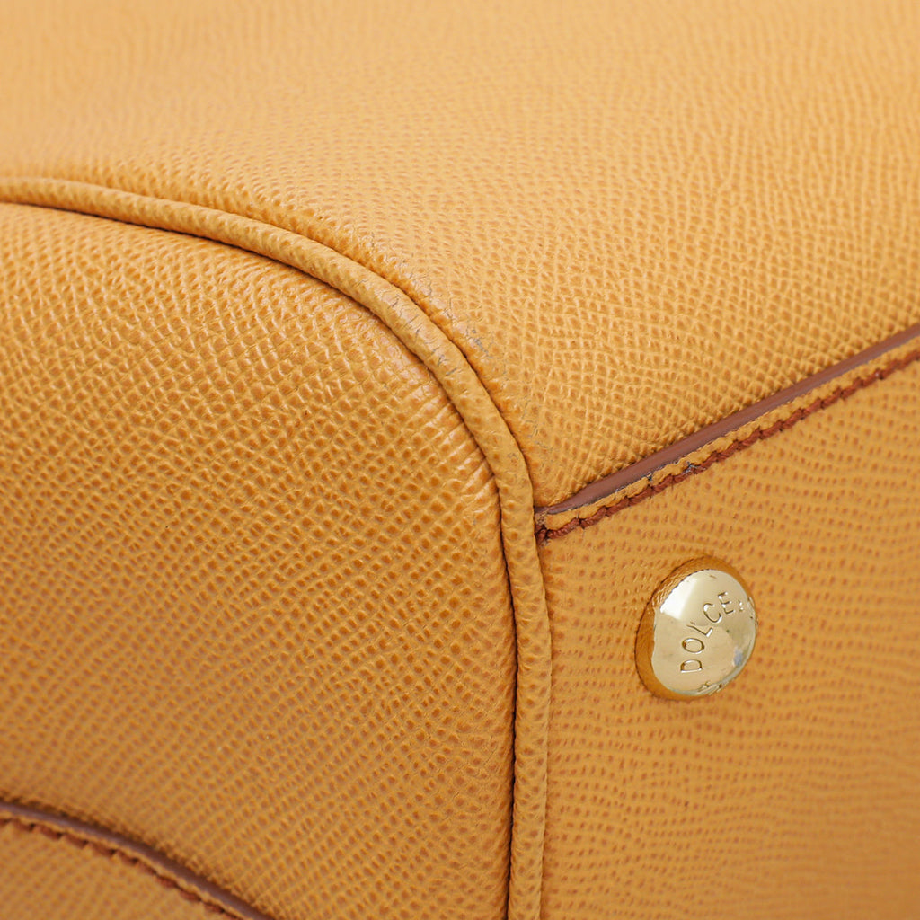 Dolce & Gabbana Mustard Dauphine Monica Large Bag