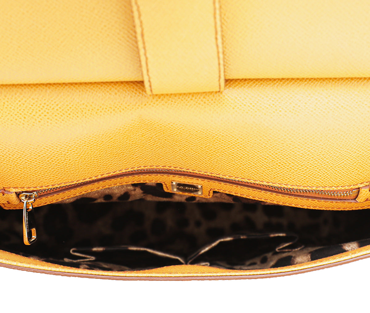 Dolce & Gabbana Mustard Dauphine Monica Large Bag