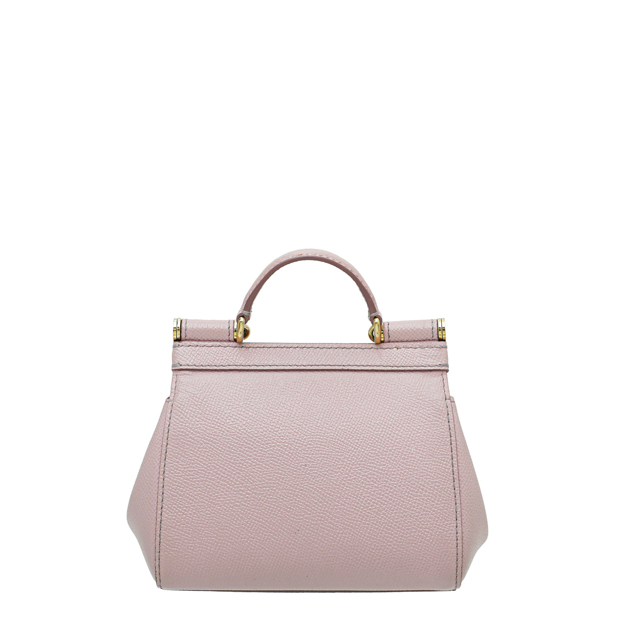 Dolce & Gabbana Light Pink Dauphine Sicily Micro Bag
