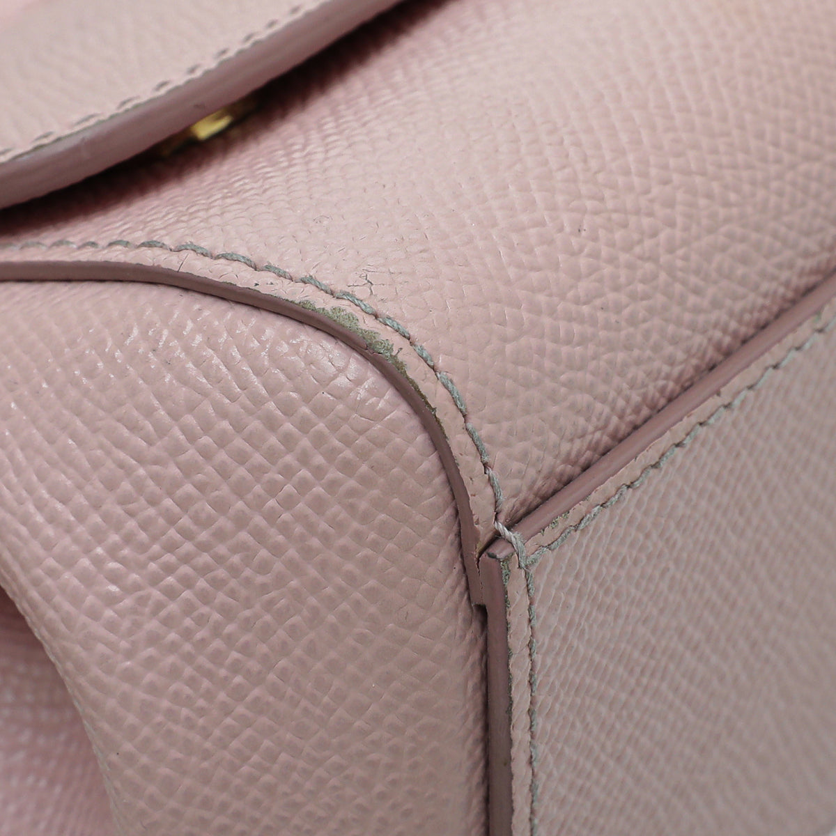 Dolce & Gabbana Light Pink Dauphine Sicily Micro Bag