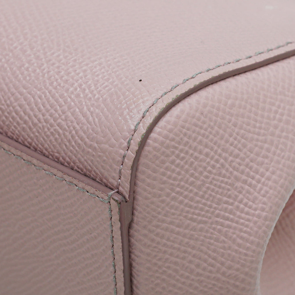 Dolce & Gabbana Light Pink Dauphine Sicily Micro Bag