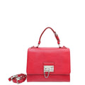 Dolce & Gabbana Red Lizard Embossed Monica Medium Bag