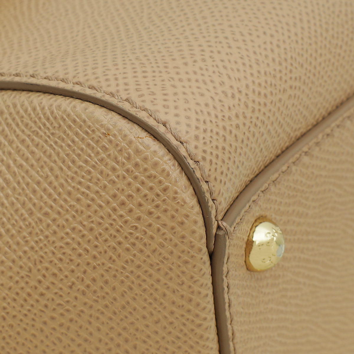 Dolce & Gabbana Beige Sicily Dauphine Medium Bag