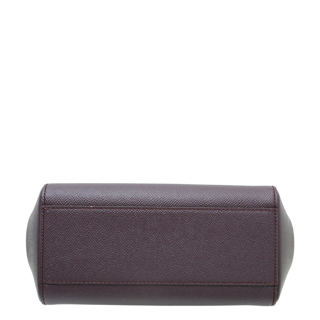 Dolce & Gabbana Aubergine Sicily Small Bag