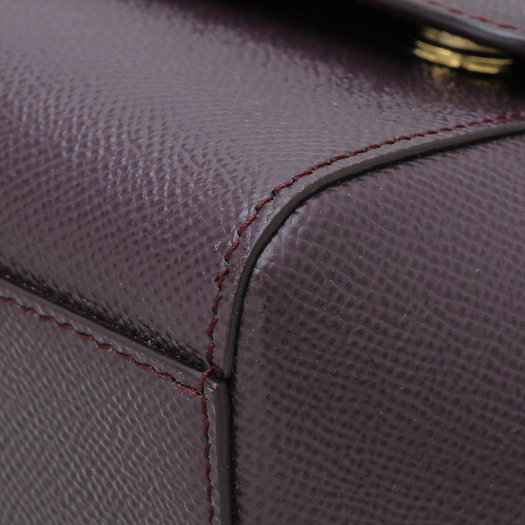 Dolce & Gabbana Aubergine Sicily Small Bag
