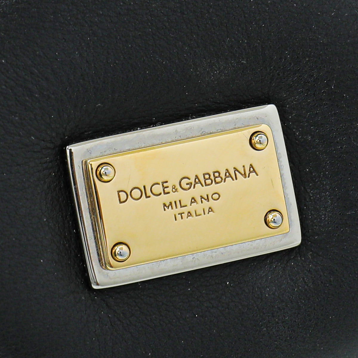 Dolce & Gabbana Black Quilted Sicily Medium Bag