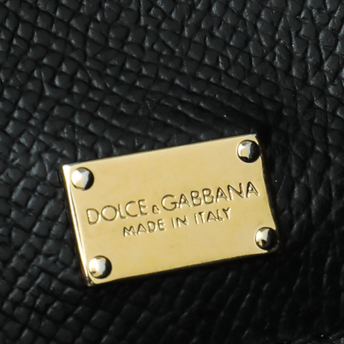 Dolce & Gabbana Black Dauphine Sicily Medium Bag