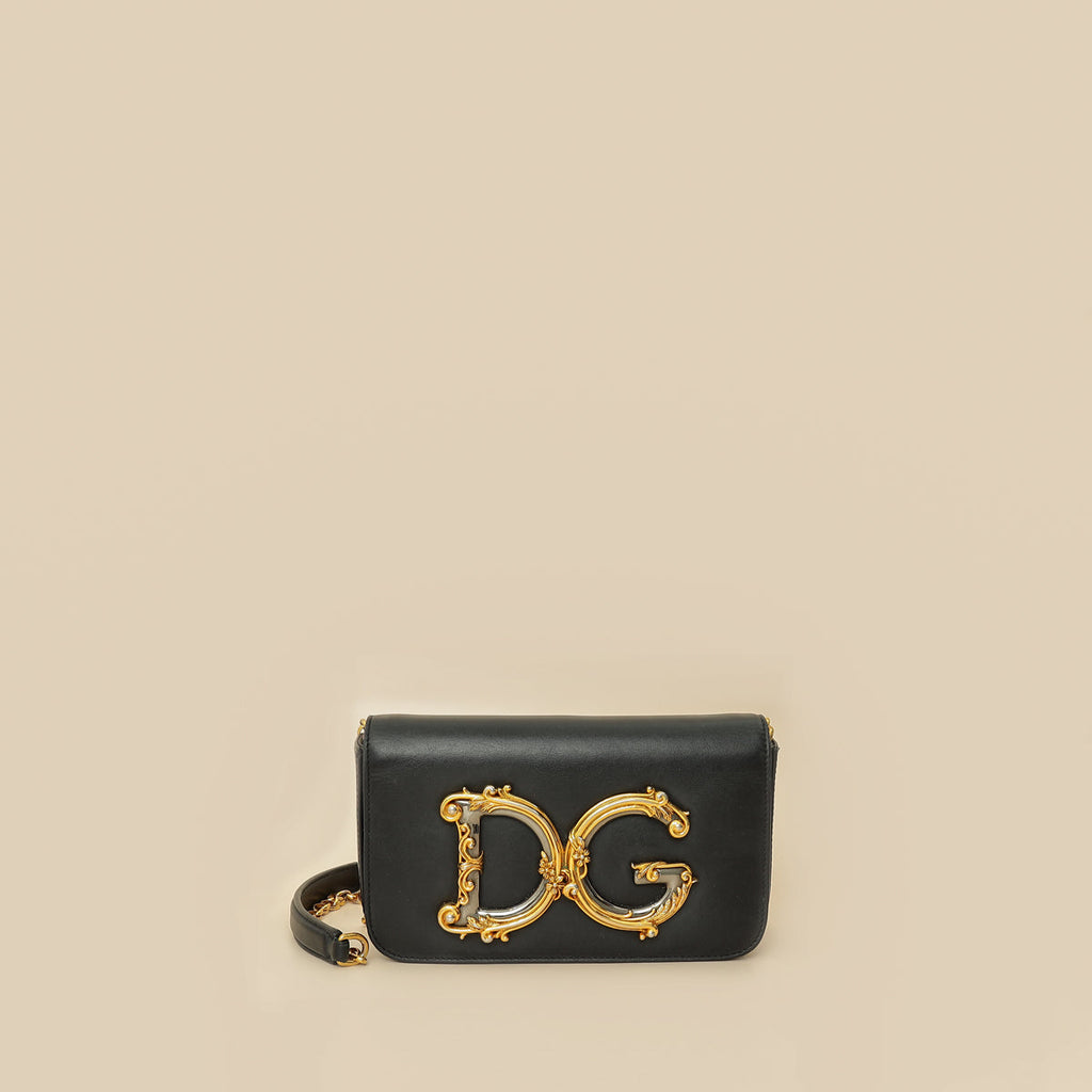Dolce & Gabbana "DG Girls" Flap Chain Shoulder Bag