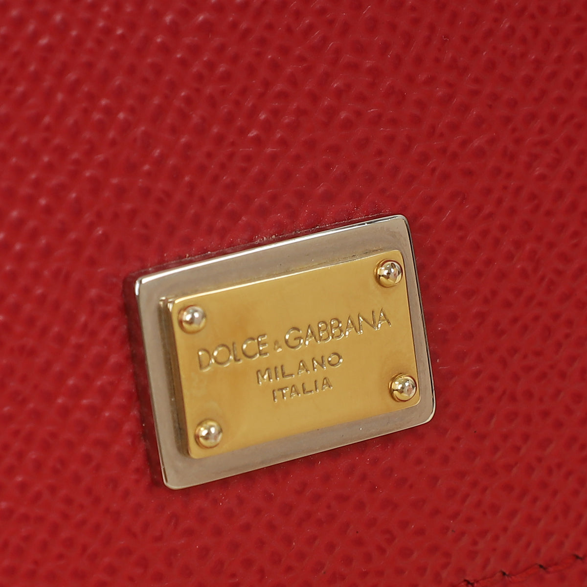 Dolce & Gabbana Red Sicily Small Bag