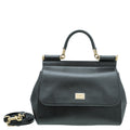 Dolce & Gabbana Black Sicily Medium Bag