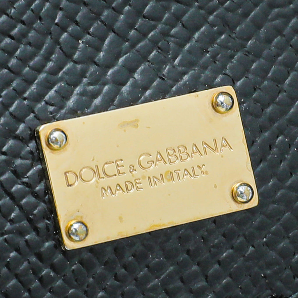 Dolce & Gabbana Black Sicily Medium Bag