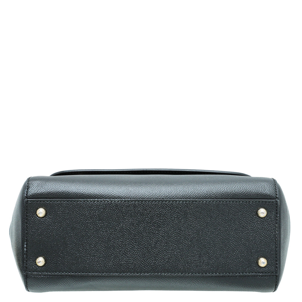 Dolce & Gabbana Black Sicily Medium Bag