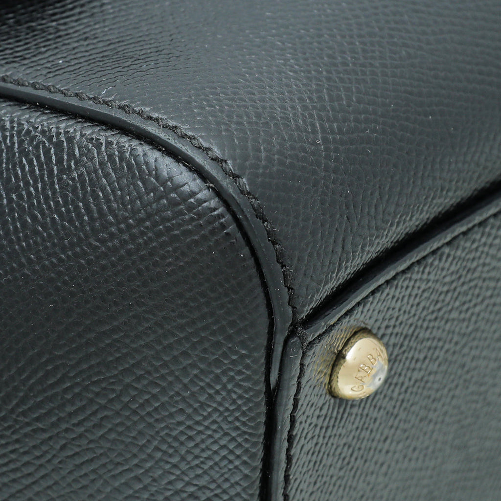 Dolce & Gabbana Black Sicily Medium Bag