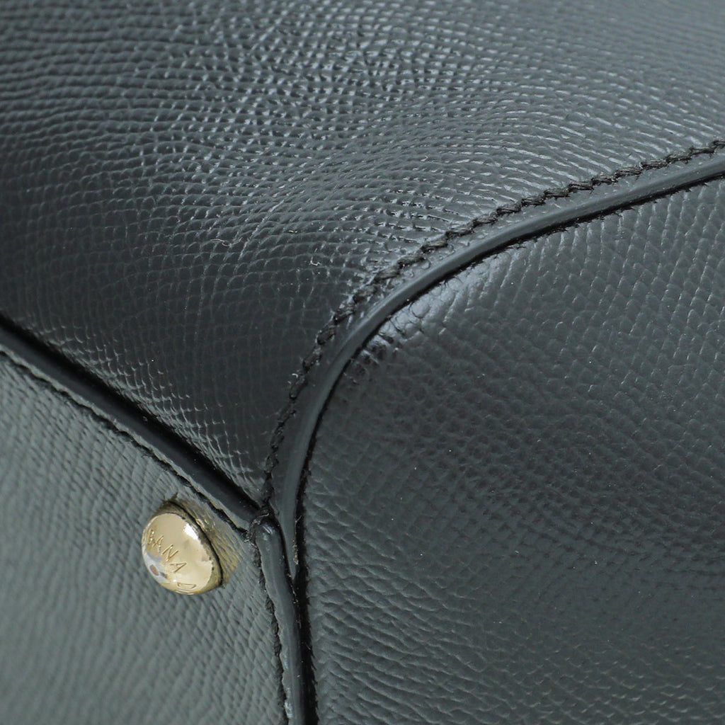 Dolce & Gabbana Black Sicily Medium Bag
