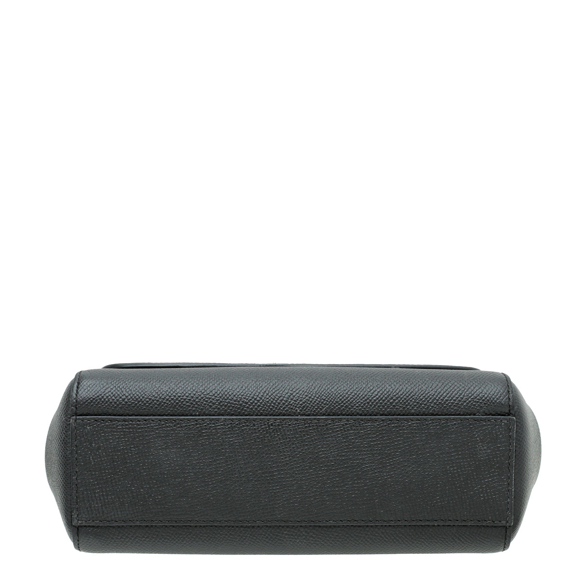 Dolce & Gabbana Black Studded Handle Small Sicily Bag