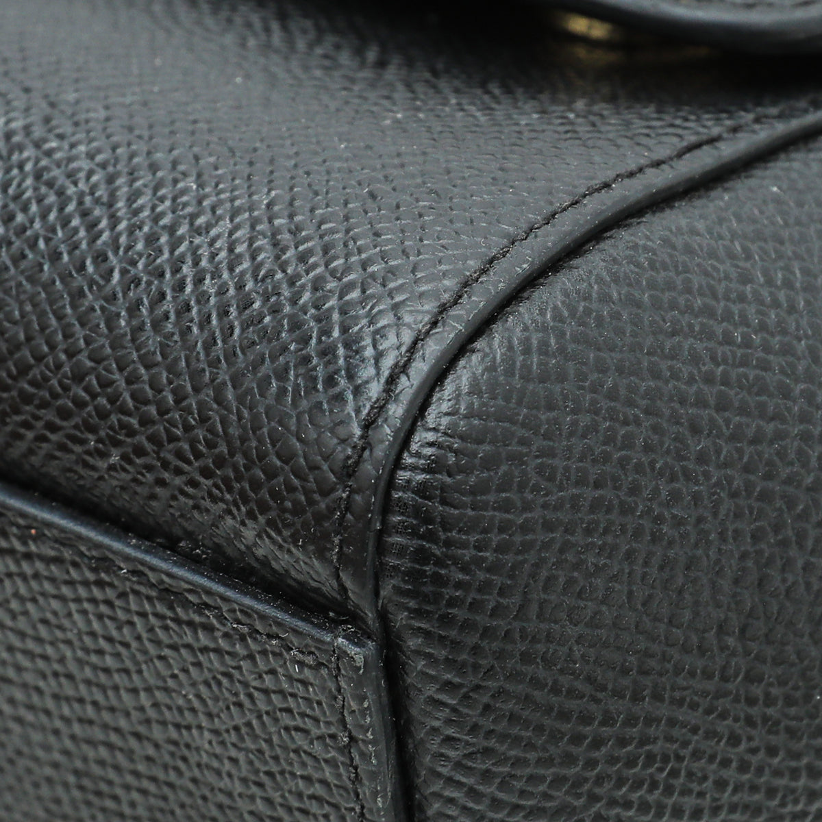 Dolce & Gabbana Black Studded Handle Small Sicily Bag