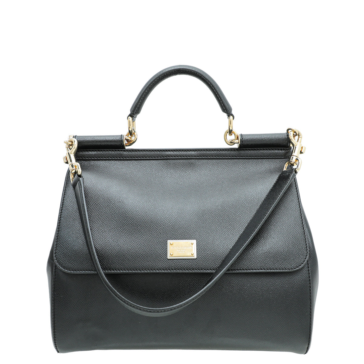 Dolce & Gabbana Black Sicily Large Bag