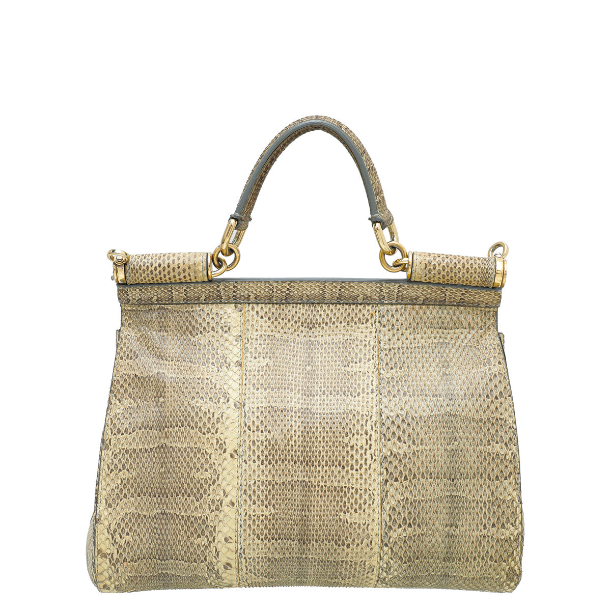 Dolce & Gabbana Bicolor Pony Hair Ayers Sicily Medium Bag