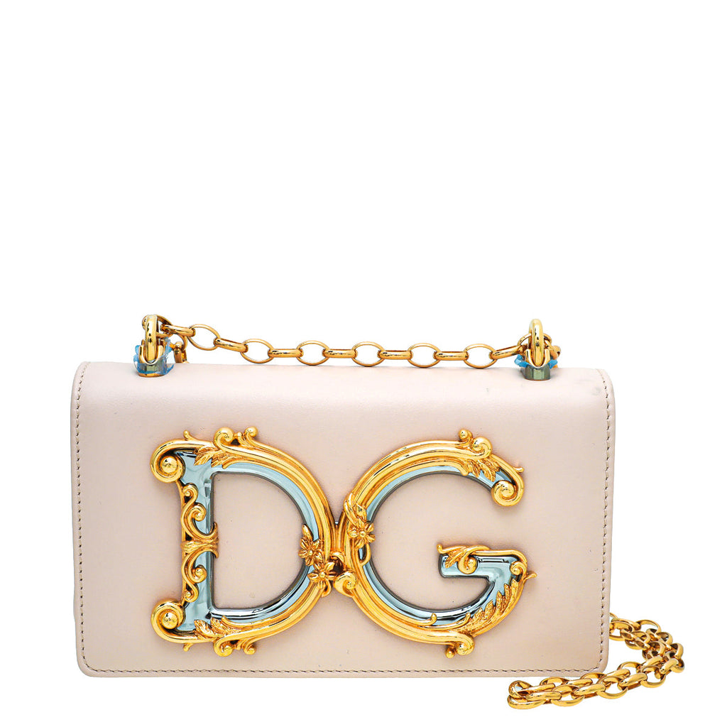 Dolce & Gabbana Light Pink D&G Girls Phone Bag