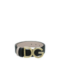 Dolce & Gabbana Bicolor DG Buckle Reversible Belt 30