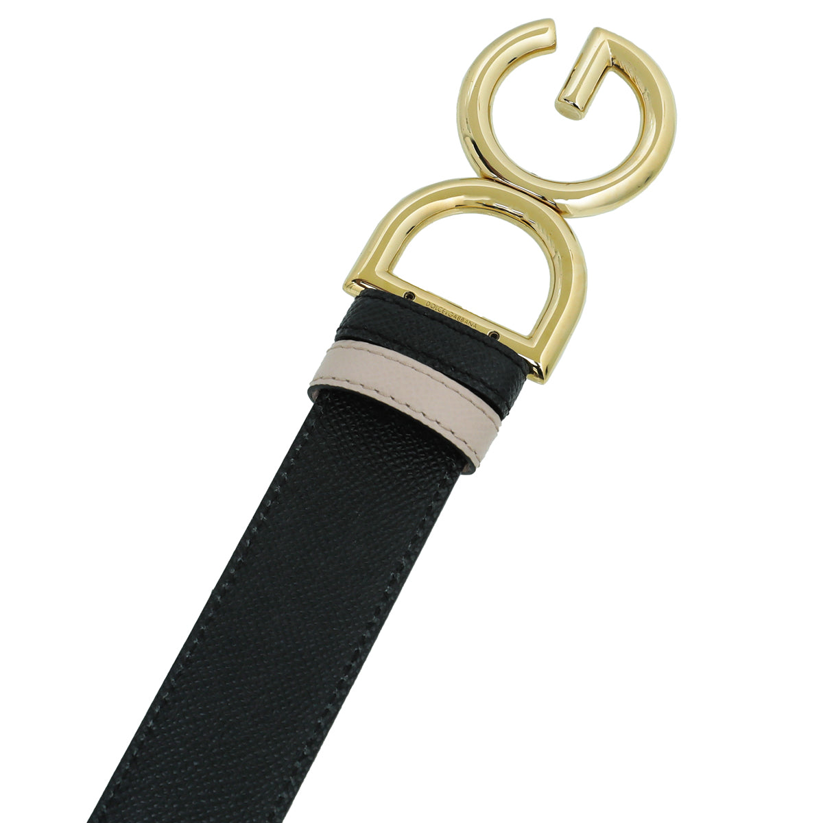 Dolce & Gabbana Bicolor DG Buckle Reversible Belt 30