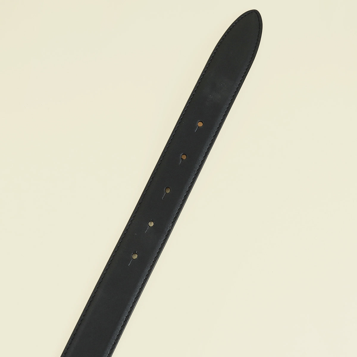 Dolce & Gabbana Black DG Amore Buckle Belt