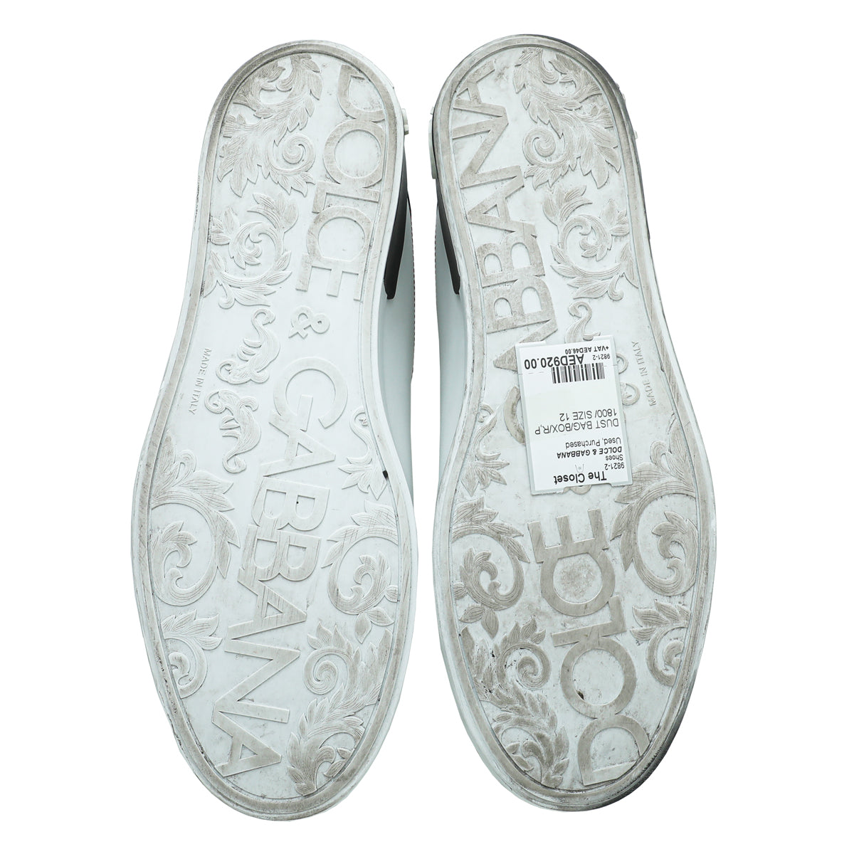 Dolce & Gabbana White Portofino Sneaker 12