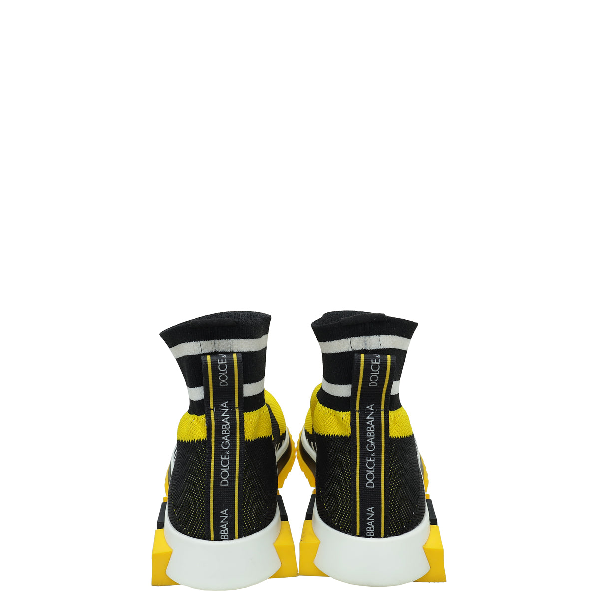 Dolce & Gabbana Bicolor Sorrento Mesh Sneaker 35