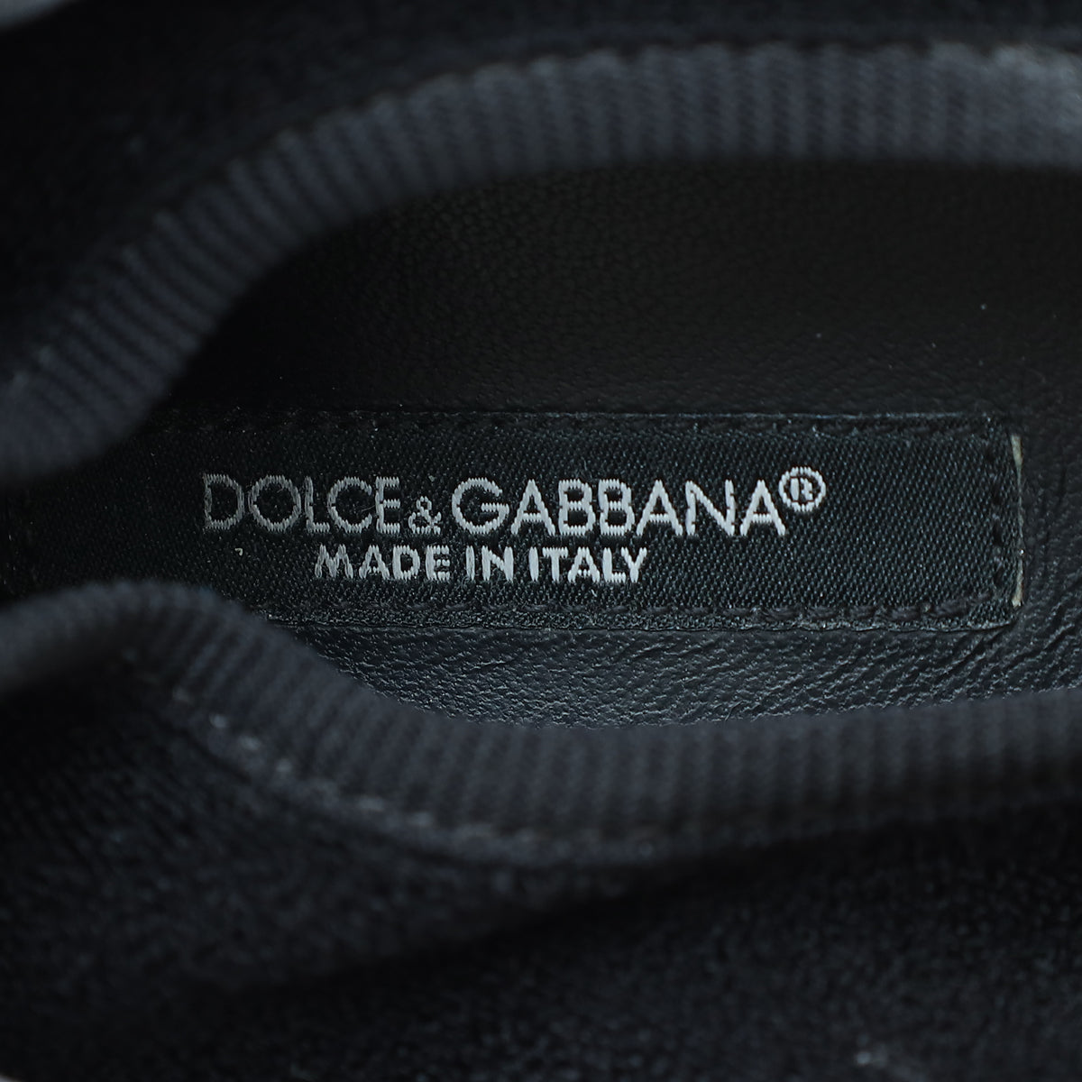 Dolce & Gabbana Tricolor "D&G" Patch Stretch Slip On Sneakers 36
