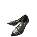 Dolce & Gabbana Black Lace Bellucci Pump 37