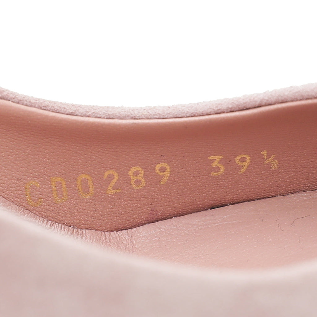 Dolce & Gabbana Soft Pink Suede Bellucci Pumps 39.5