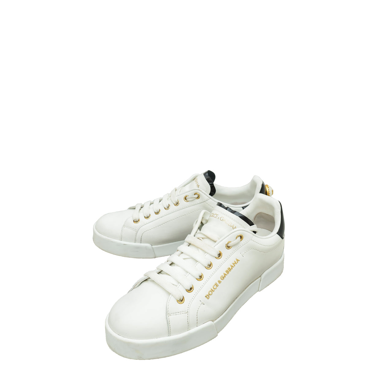 Dolce & Gabbana White Portofino Sneakers 39.5