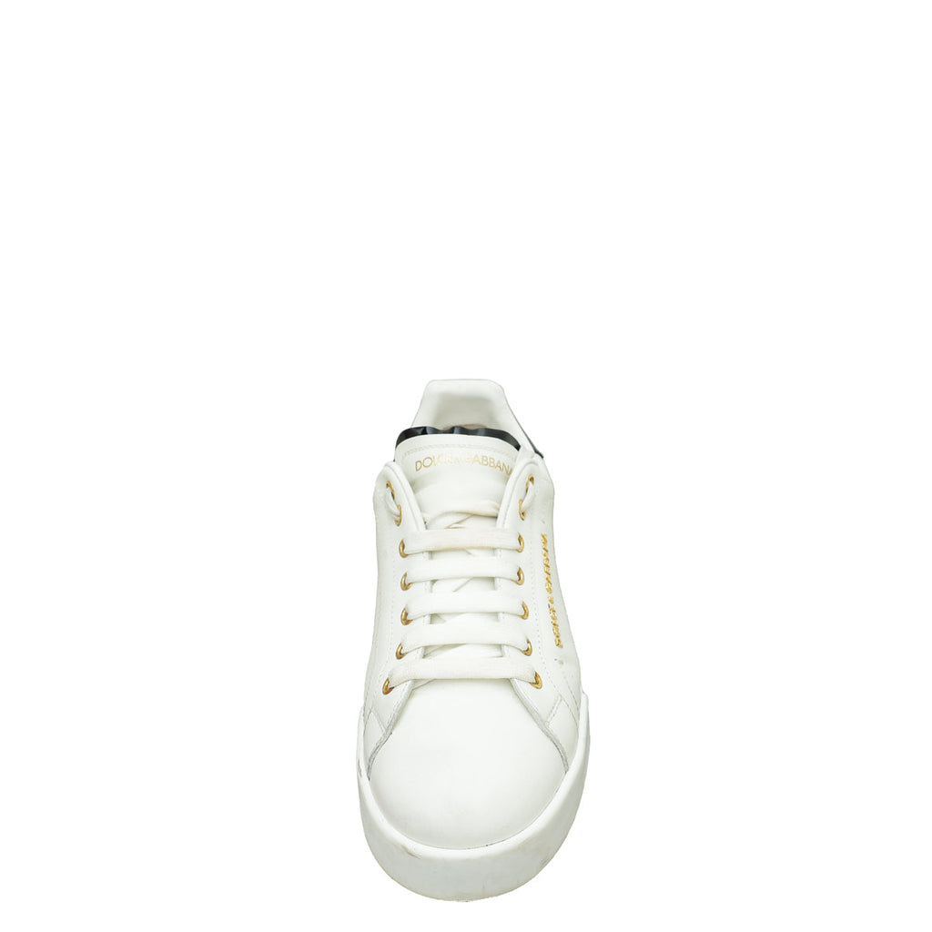 Dolce & Gabbana White Portofino Sneakers 39.5