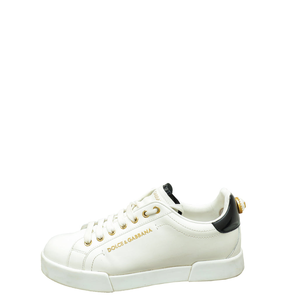 Dolce & Gabbana White Portofino Sneakers 39.5