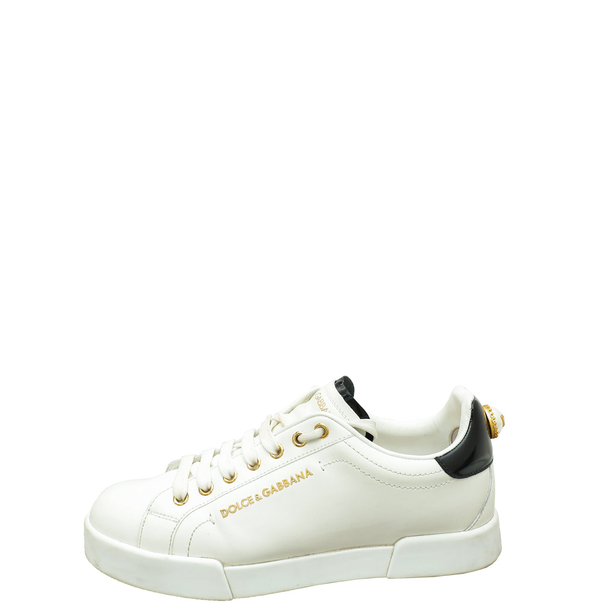 Dolce & Gabbana White Portofino Sneakers 39.5