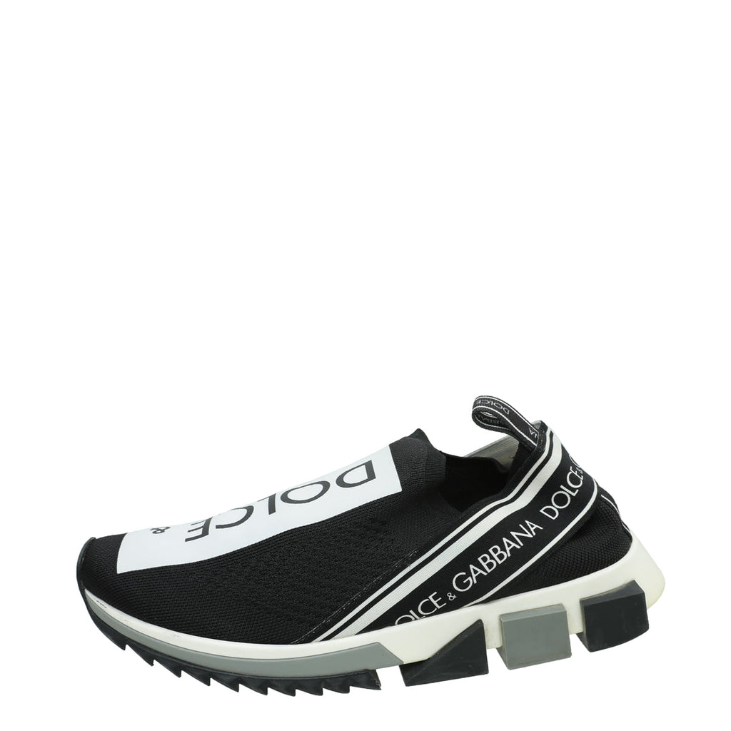 Dolce & Gabbana Bicolor Sorrento Mesh Sneaker 40