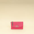 Dolce & Gabbana Pink DG Crystal Chain Wallet