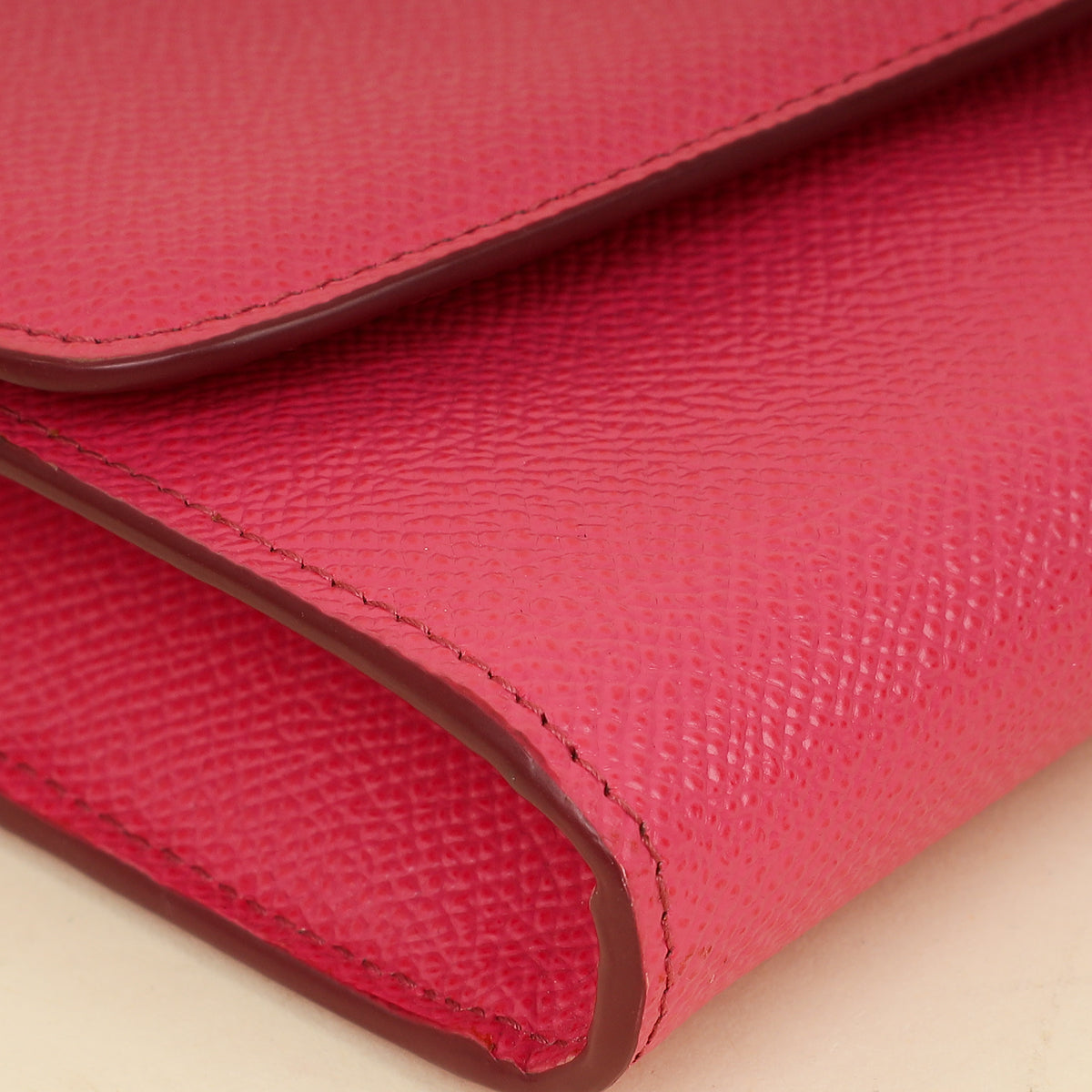 Dolce & Gabbana Pink DG Crystal Chain Wallet