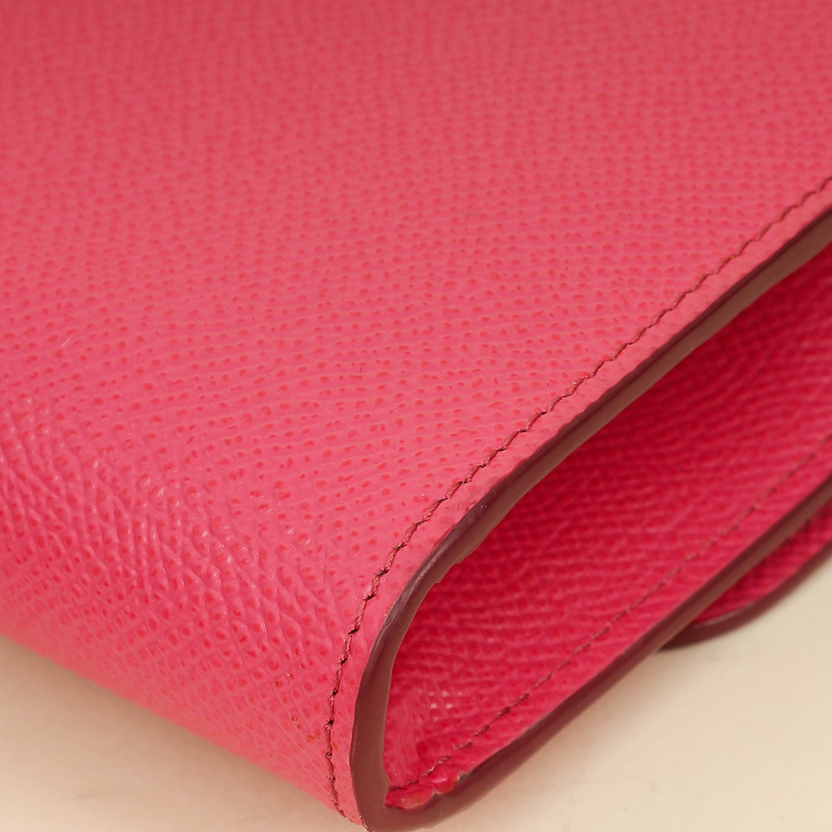 Dolce & Gabbana Pink DG Crystal Chain Wallet
