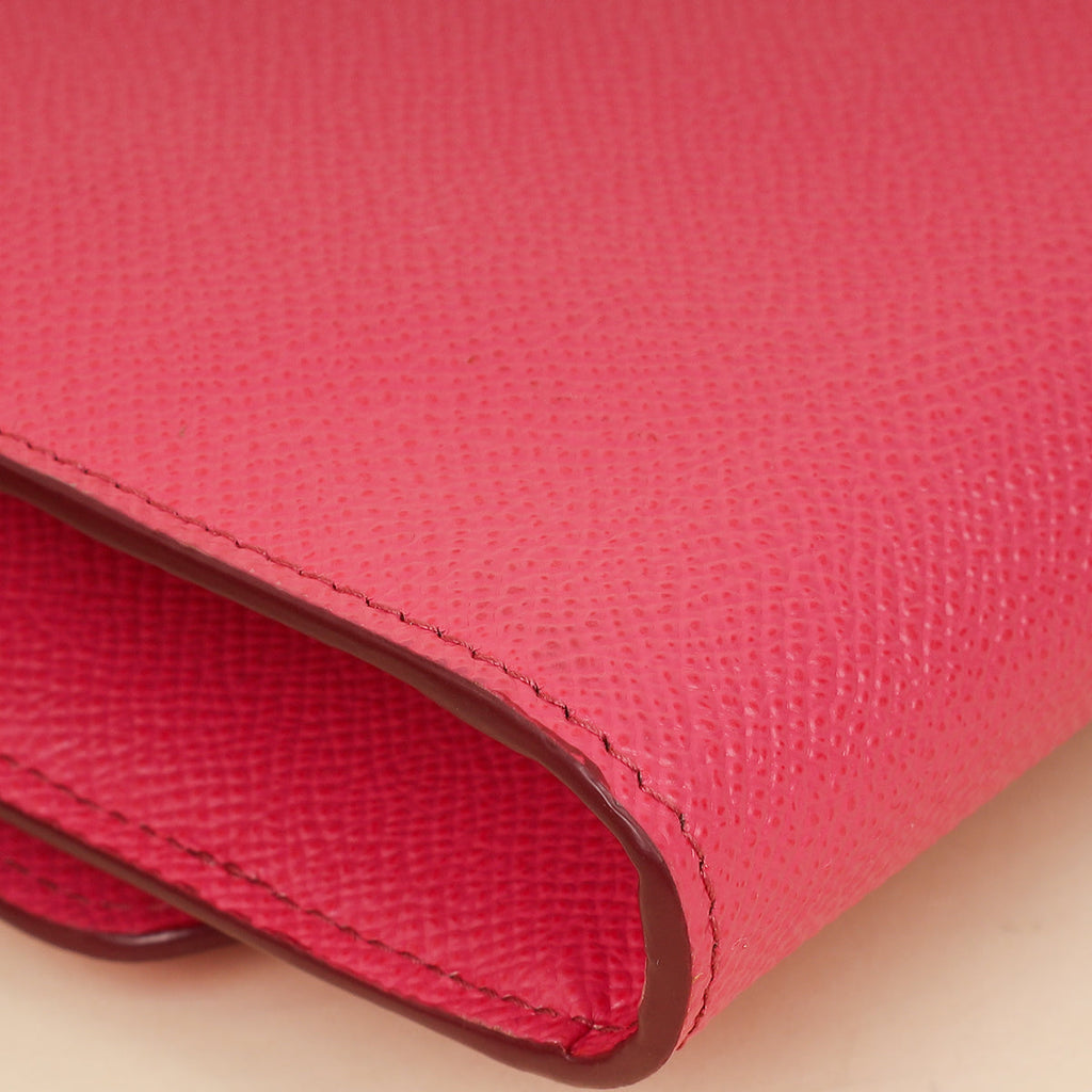 Dolce & Gabbana Pink DG Crystal Chain Wallet