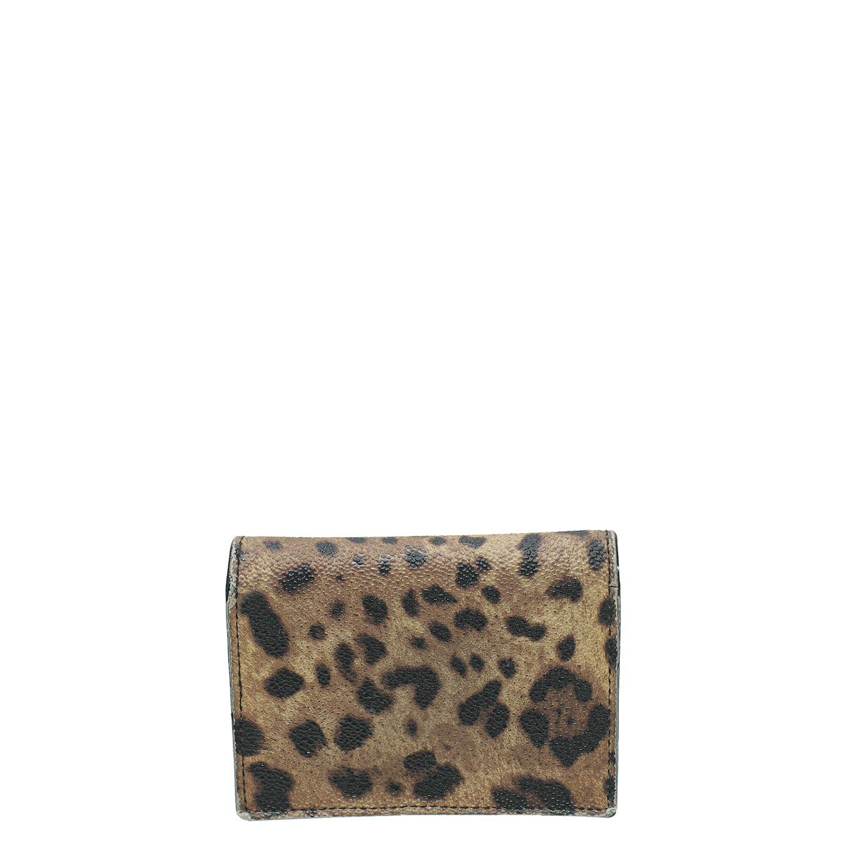 Dolce & Gabbana Brown Leopard Card Holder Case
