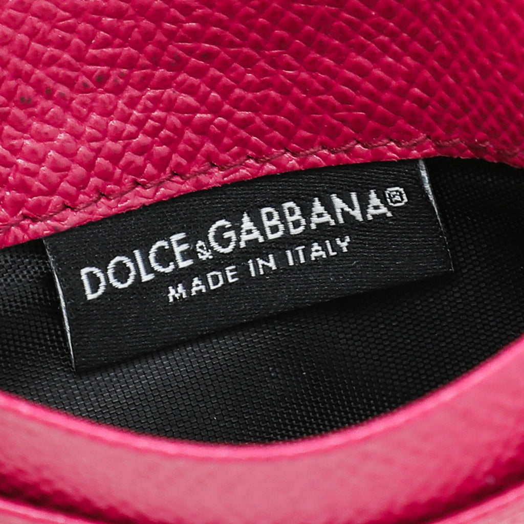 Dolce & Gabbana Fuchsia Sicily Compact Wallet