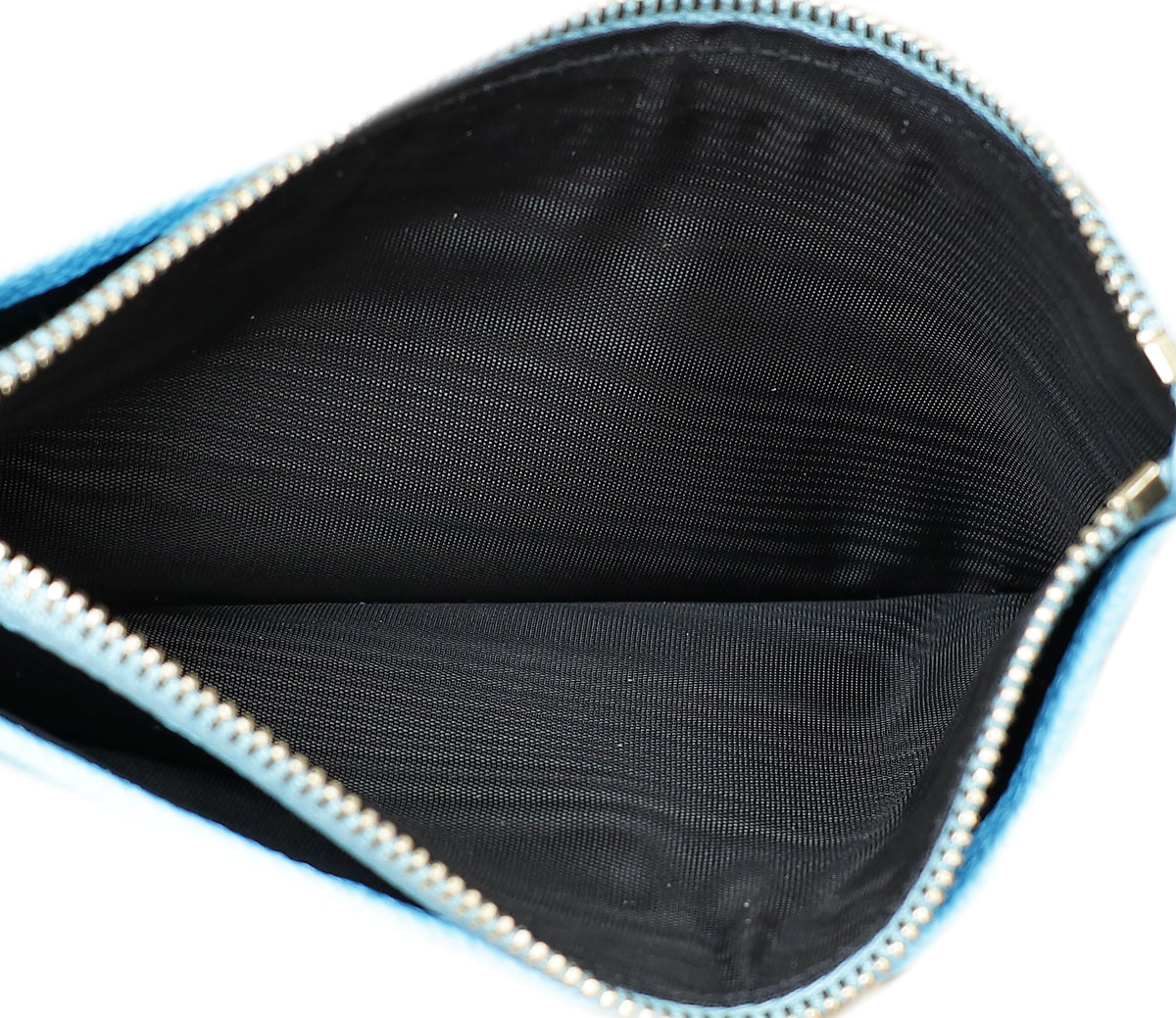 Dolce & Gabbana Blue Zipped Card Holder Wallet