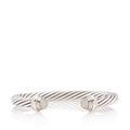 David Yurman Sterling Silver Diamond Cable Classics 7mm Cuff