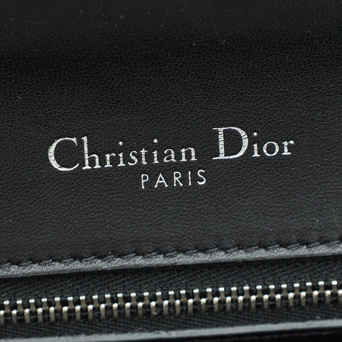 Christian Dior Black Sequins Diorama Flap Medium Shoulder Bag