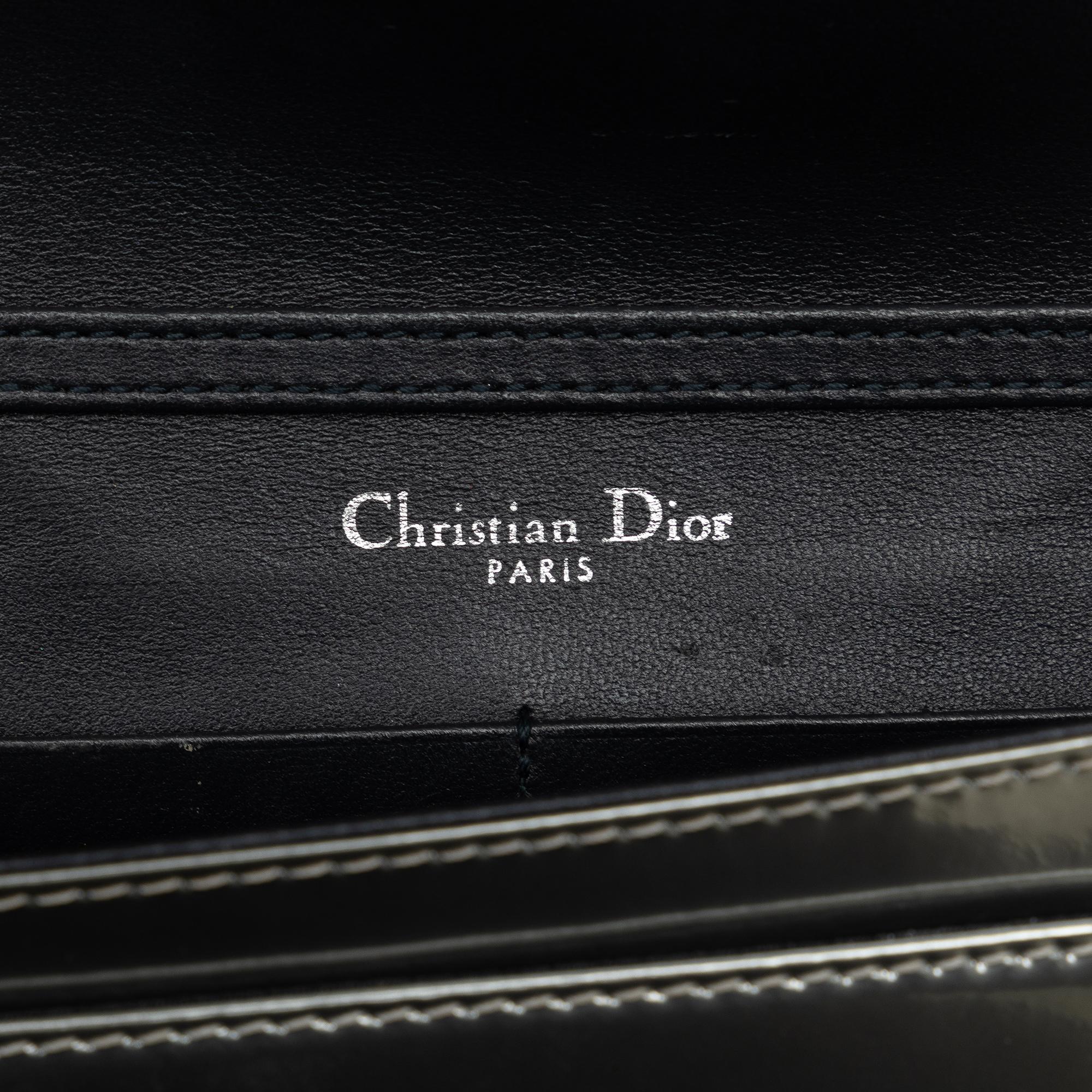 Dior Baby Patent Microcannage Diorama Wallet on Chain (SHG-tQS2vd)