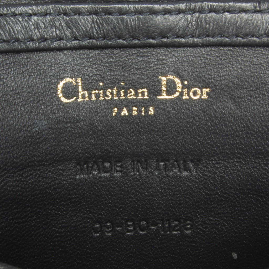 Dior Baby Patent Microcannage Diorama Wallet on Chain (SHG-Cem0dN)