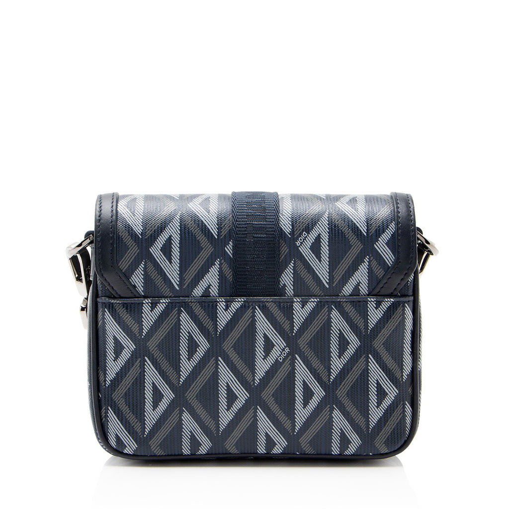 Dior CD Diamond Coated Canvas Hit the Road Mini Shoulder Bag