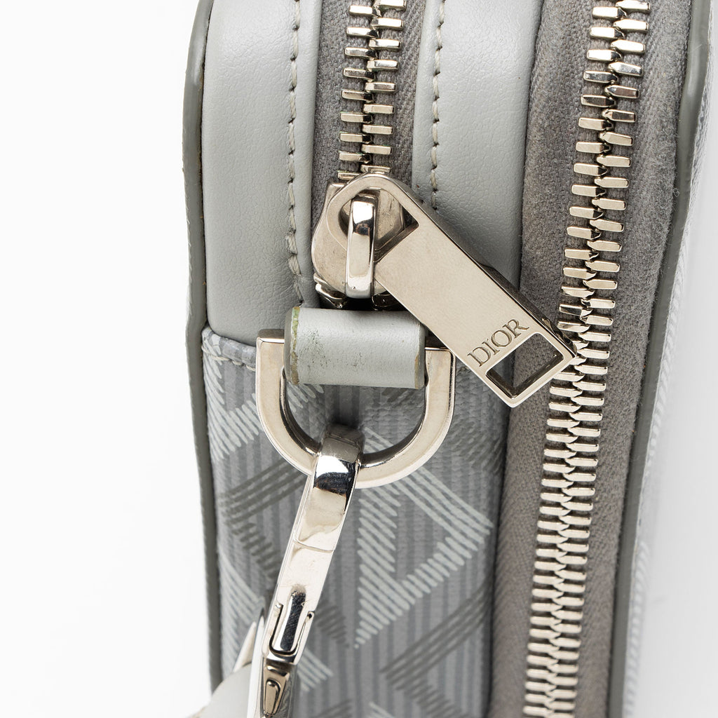 Dior CD Diamond Coated Canvas Messenger