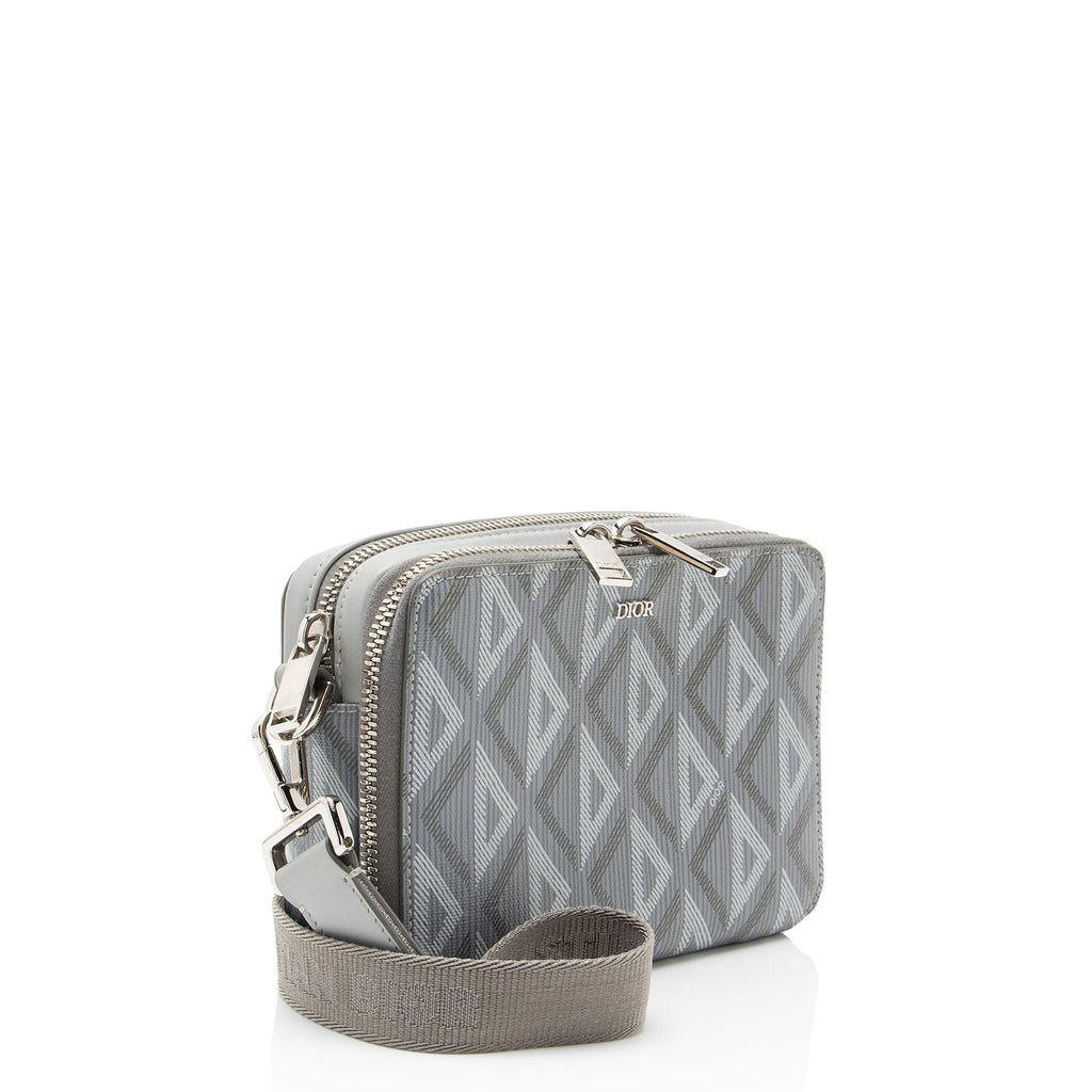 Dior CD Diamond Coated Canvas Messenger
